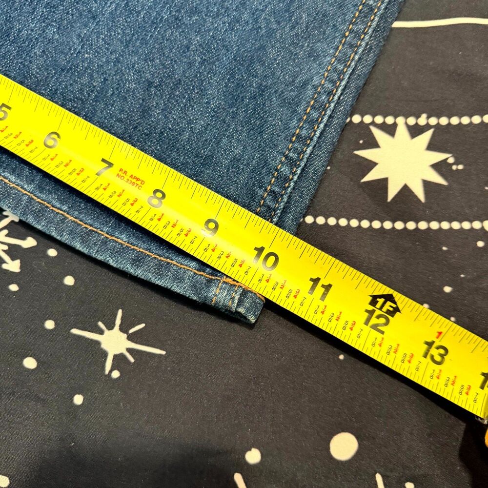 Eddie Bauer Jeans Womens 14 Blue Cotton Denim Bootcut Classic Faded Workwear - Picture 5 of 6